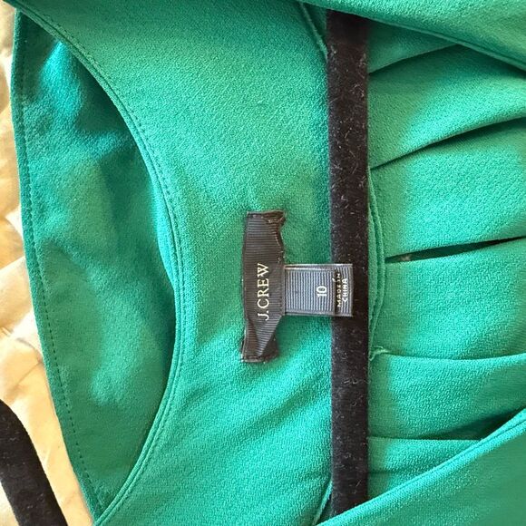 JCrew emerald green tank top blouse size 10 - Picture 4 of 4